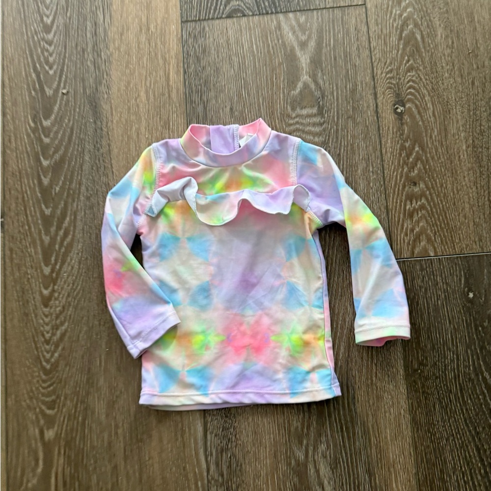Shade Critter 12 mos pastel Tie-Dye‎ rash guard swim wear